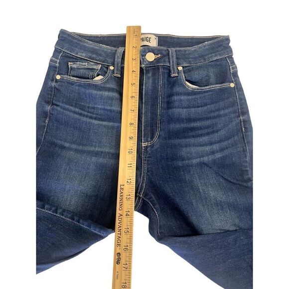 Paige Denim Medium Rinse Skinny Jeans Sz 27 Reg EUC - Picture 6 of 7